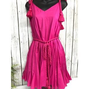 Rhode Casey Dress Hot Pink Size Small EUC
